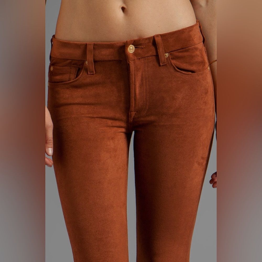 7 For All Mankind The Sueded Skinny Pant - Picture 12 of 13